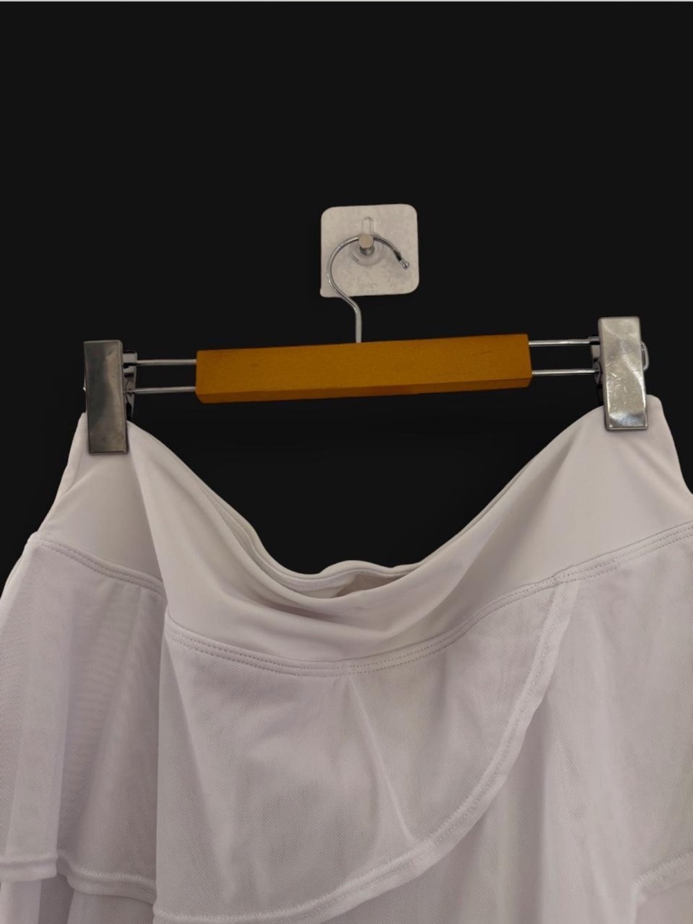 Tiered White Ruffle Mini Skort 🤍 - Picture 5 of 5